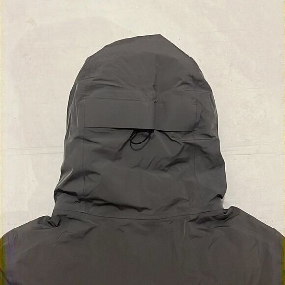 𝅺m0851 Gray down filled zip up hooded jacket size XS - Picture 4 of 11